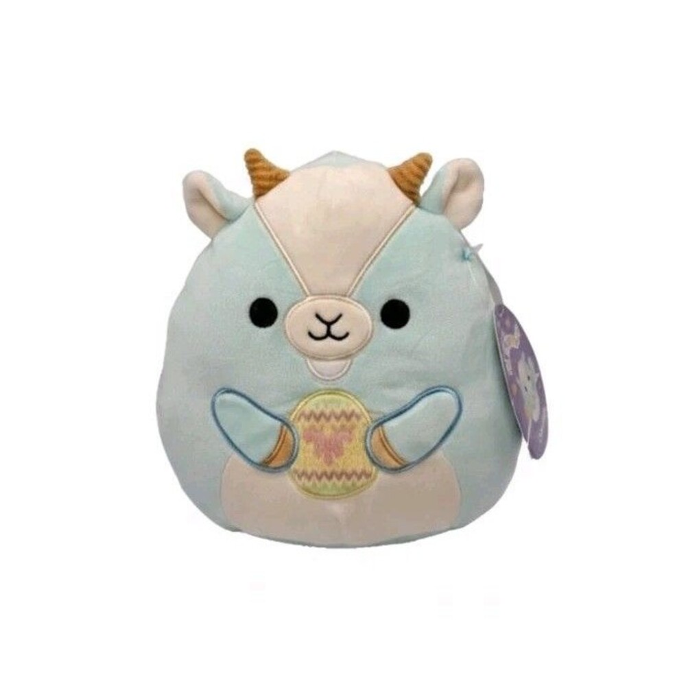 SQUISHMALLOWS 8" Domingo the Goat Plush Easter Squad 2023 Blue NWT with Tag
